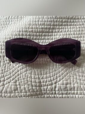 Authentic Max Mara  Purple Oval Women's Sunglasses.